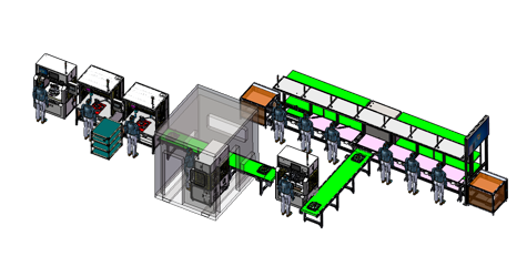 Cooling Fan Assembly Line