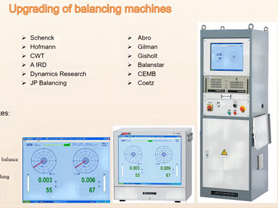 Модернизация и модернизация динамических балансировочных станков