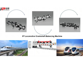 5T CRRC Rail Transit Train Crankshaft Dynamic Balancing Machine