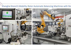 Автоматические балансировочные станки с роботом Shanghai Brand E-Mobility Rotor
